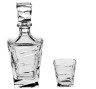 Изображение товара Набор для виски 7 предметов (графин 750 мл + 6 стаканов по 300 мл)  Crystal Bohemia "ZIG ZAG" / 104448