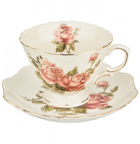 Чайный сервиз на 6 персон 15 предметов  LEFARD "Корейская Роза"  / 194787