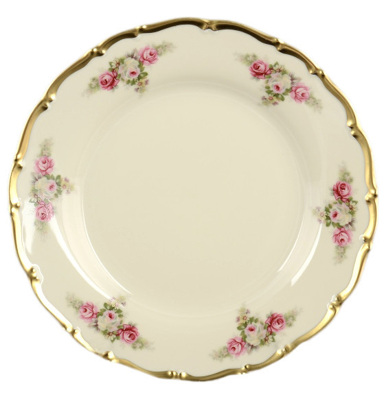 Набор тарелок 19 см 6 шт  Bohemia Porcelan Moritz Zdekauer 1810 s.r.o. &quot;Анжелика /Розовая нежность /СК&quot; / 095780