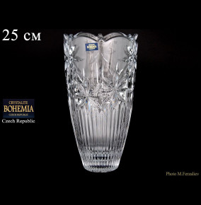 Ваза для цветов 25 см  Crystalite Bohemia "Персей /Без декора" / 075781