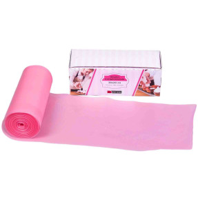 Мешок кондитерский 38 см розовый 3-х слойный в рулоне особо прочные швы 100 шт / 319328