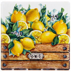 Подставка под горячее 10 х 10 см  LEFARD "Лимоны" / 225606