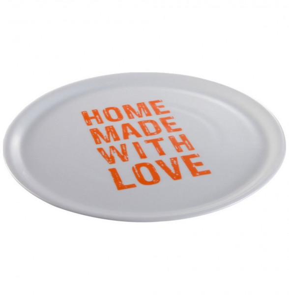 Тарелка для пиццы 33 см оранжевая &quot;Tescoma /HOME MADE WITH LOVE&quot; / 145612