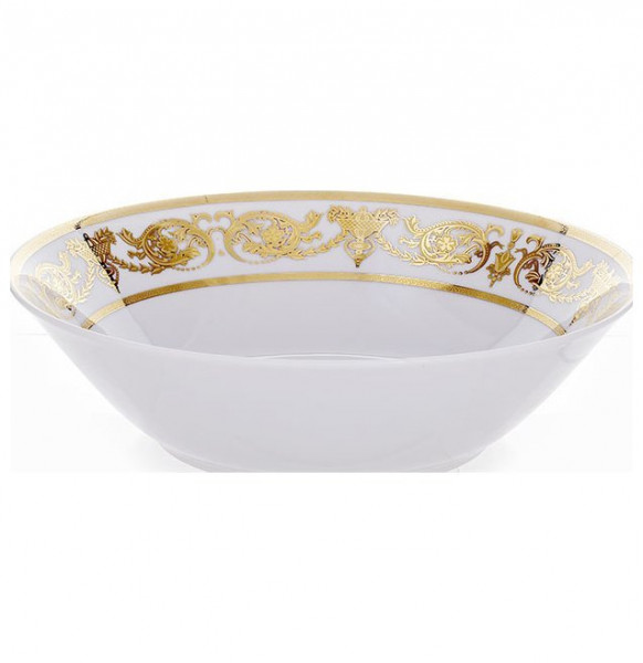 Набор салатников 16 см 6 шт  Bavarian Porcelain &quot;Александрия /Золотой узор на белом&quot; / 070326