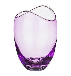 Ваза для цветов 18 см фиолетовая  Crystalex CZ s.r.o. &quot;Gondola&quot; / 094703