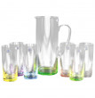 Набор для воды 7 предметов (кувшин 1,5 л + 6 стаканов)  Crystalex CZ s.r.o. &quot;Ассорти&quot; / 101385