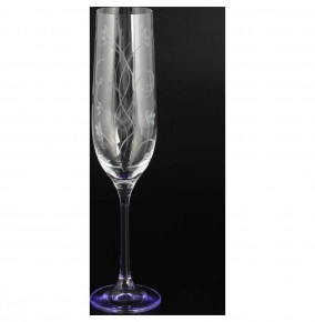 Бокалы для шампанского 190 мл 6 шт  Crystalex CZ s.r.o. "Аметист /387" E-V / 101425