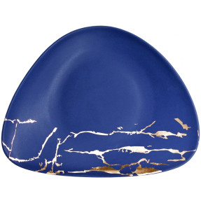 Тарелка 35 х 28 см фигурная  P.L. Proff Cuisine "Blue Gold" / 314545