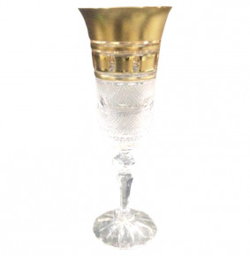 Бокалы для шампанского 150 мл 6 шт  Mclassic "Лаура /Золотые окошки" / 146613