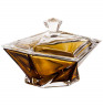 Изображение товара Ваза для конфет 16 см с крышкой  Crystalite Bohemia "Оригами /Янтарная" / 155640