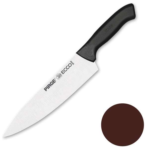 Нож поварской 23 см коричневая ручка  PIRGE &quot;Ecco&quot; / 321703