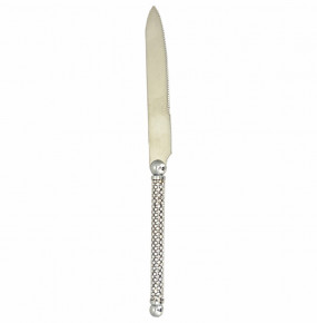 Столовый прибор Нож сервировочный 21 см  CLARET di Annamaria Gravina "Стразы /Платина" / 275840