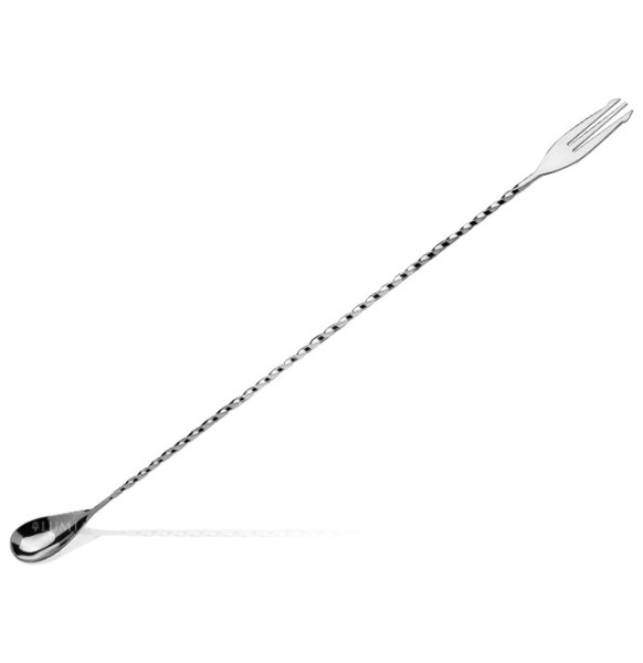 Столовый прибор Ложка барная 40 см хром  Lumian Luxury Bar Tools &quot;Trident fork&quot; / 320567