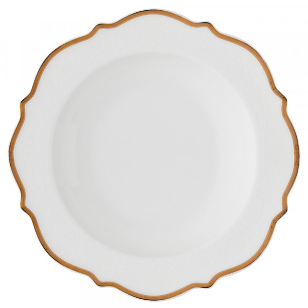 Набор тарелок 21,5 см 6 шт глубокие  LEFARD &quot;Узор /Золотая цепочка&quot; / 186256