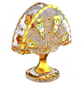 Салфетница 15 см н/н  Sonne Crystal "Хрусталь с золотом" / 083830