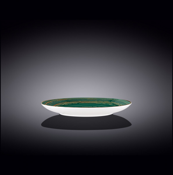 Тарелка 20,5 см зелёная  Wilmax &quot;Spiral&quot; / 261626
