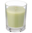 Свеча 9 х 7,5 см в стакане аромазизированная оливковая / 334499