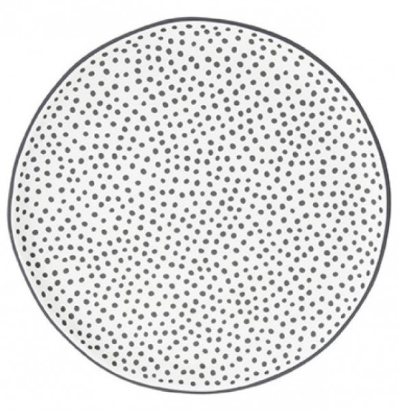 Тарелка 19 см  Мята &quot;White /little dots in black&quot; / 308835