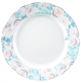 Набор тарелок 21 см 6 шт  Thun "Роза /Голубая роза /платина" / 232345