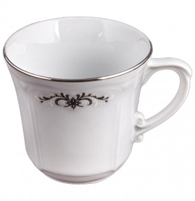 Чайная чашка 250 мл 1 шт  Cmielow "Камелия /Серый орнамент" / 109732