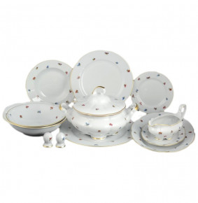 Столовый сервиз на 6 персон 28 предметов  Royal Czech Porcelain "Болеро /Мелкие цветы" / 097350
