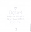 Набор контейнеров (700 мл, 1,3 л) 2 шт салатовые  Ucsan Plastik &quot;Ucsan&quot; / 296210