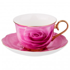Набор чайных пар 270 мл 6 шт  LEFARD "Розовая роза" / 189701