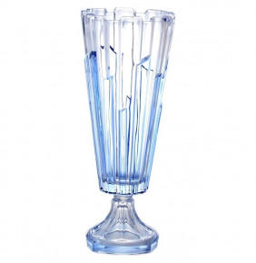 Ваза для цветов 40 см н/н  Aurum Crystal "Болеро /Синяя" / 145988