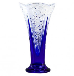 Ваза для цветов 25,5 см  Aurum Crystal "Бутон /Синяя" / 152810