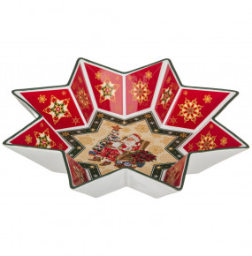 Салатник 32 см Звезда  LEFARD "Christmas Collection /Санта-Клаус" / 192314
