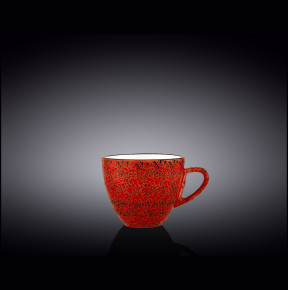 Чайная чашка 190 мл красная  Wilmax "Splash" / 261416