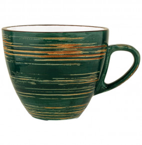 Чайная чашка 300 мл зелёная  Wilmax "Spiral" / 261645