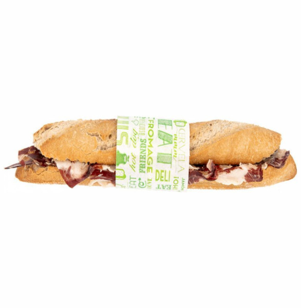 Бумага обёрточная для сэндвича/ролла жиростойкая 7 х 26 см 5000 шт  Garcia De Pou &quot;Parole&quot; полоска / 317666