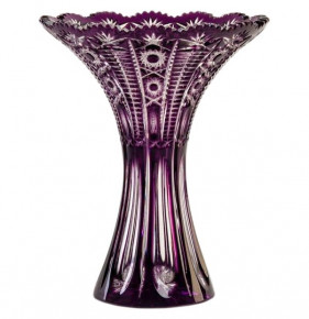 Ваза для цветов 25 см  Aurum Crystal "Кенди /Фиолет" / 152764