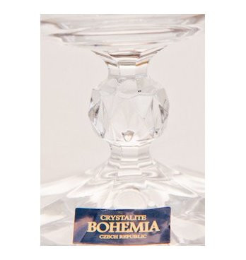 Бокалы для бренди 250 мл 6 шт  Crystalite Bohemia &quot;Клаудия /Цветочный узор на золоте&quot; / 038682
