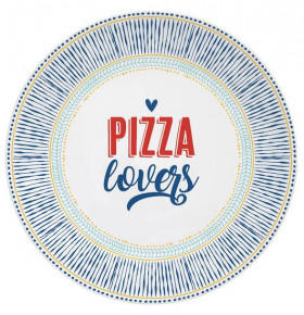 Тарелка для пиццы 31 см  Easy Life "Любители пиццы 2" (подарочная упаковка) / 299224