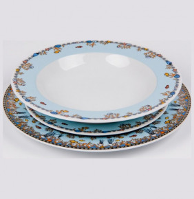Набор тарелок 18 предметов (19, 23, 25 см)  Thun "Кайро /Море" / 039296