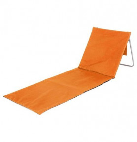 Пляжный коврик 160 х 54 см со стальной конструкцией оранжевый "Banquet /AUSTIN" / 152576