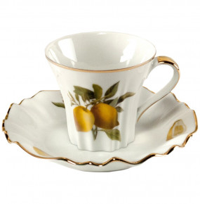 Чашка чайная 1 шт  Royal Czech Porcelain "Каролина /Лимоны" / 204908