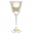 Бокалы для белого вина 190 мл 6 шт  Rona &quot;Флора /Золотая паутинка снизу&quot; / 096503