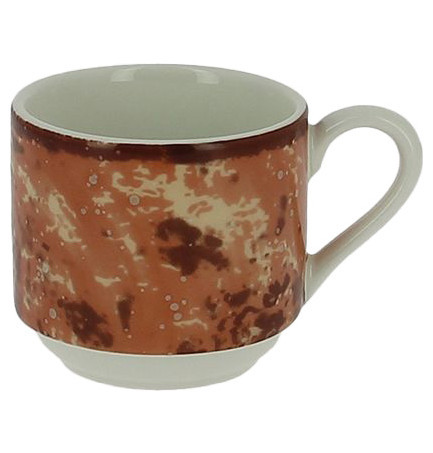 Чашка для эспрессо 90 мл штабелируемая красная  RAK Porcelain &quot;Peppery&quot; / 314765