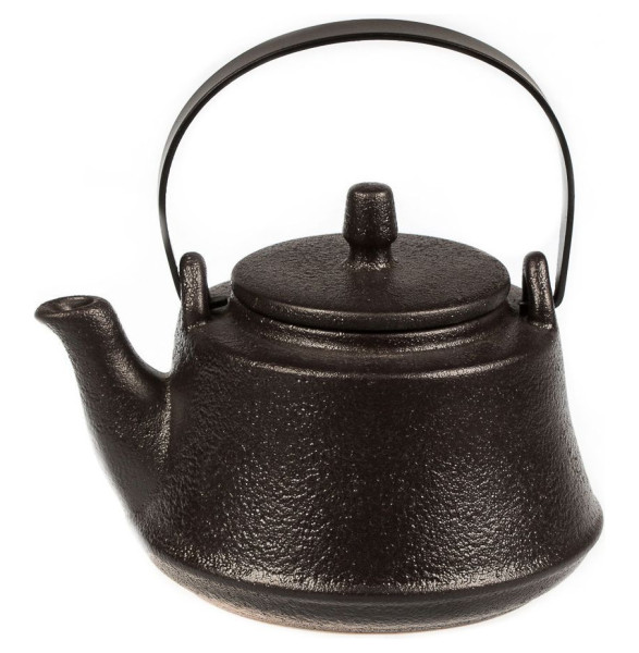 Заврочный чайник 600 мл с металлическим ситом  P.L. Proff Cuisine &quot;Black Raw Steller&quot; / 322255