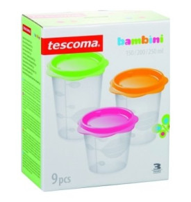 Контейнеры для детского питания 9 шт "Tescoma /BAMBINI" / 141651