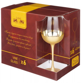 Бокалы для красного вина 420 мл 6 шт  АО "Корпорация СТАР" "Голдстайл" / 298820