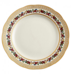Набор тарелок 25 см 6 шт  Bohemia Porcelan Moritz Zdekauer 1810 s.r.o. "Анжелика /Цветочный венок /СК" / 091848